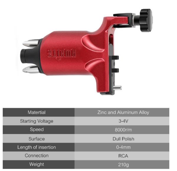 Zinc Alloy Frame professional cheap Rotary tattoo machine gun Rotary Tattoo Machine 3.5mm Stroke