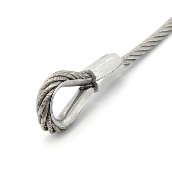 GB AiSi 7×7 Stainless Steel Wire Rope 0.5mm-1mm 316 304 Ideal For Rigging Lifting And Safety
