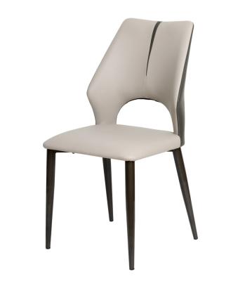 Cadeiras de couro elegantes de design elegante, fáceis de limpar para uso doméstico