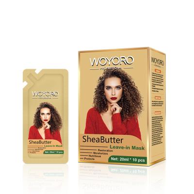 Protetor 20ml úmido Shea Butter Mask orgânico da restauração
