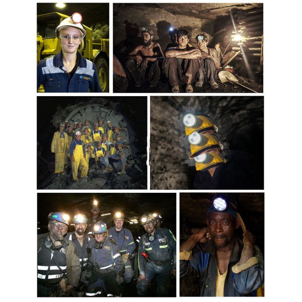 25000 Lux High Intensity LED Mining cap Light super performance 100000hrs life span with low power warning light