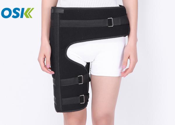 Neoprene Hip Knee Orthosis , Breathable Orthotic Leg Brace For Hip / Thigh
