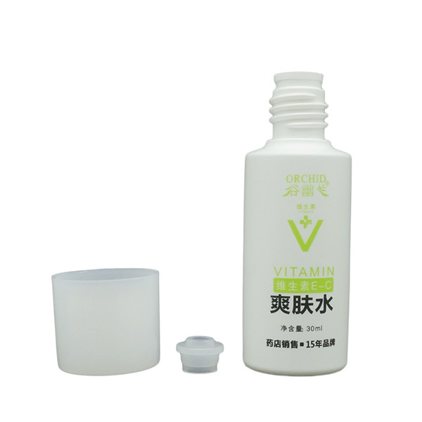 30ml PE HDPE Screw Cap Plastic Lotion Bottles