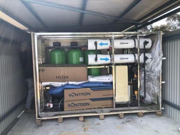Sistema de purificación de agua salobre por ósmosis inversa