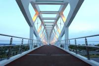 Puente de vigas de caja de acero soldado para tráfico pesado Largos tramos Bajo mantenimiento