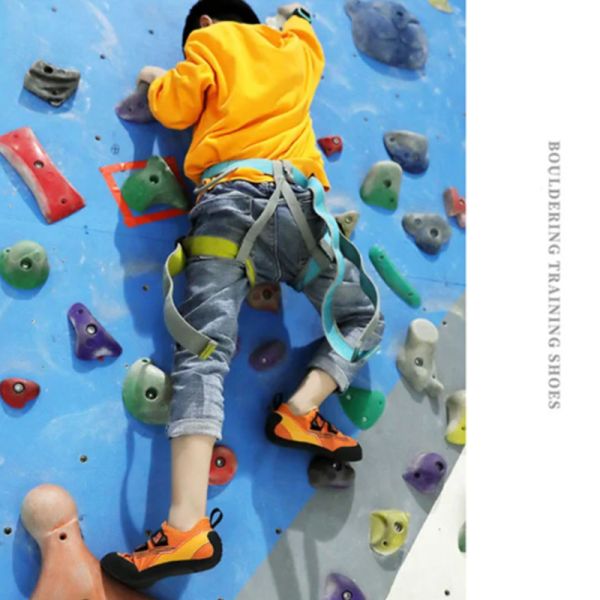 Kids Rock Climbing Shoes Indoor and Outdoor Professional Super Wear-resistant Shoes