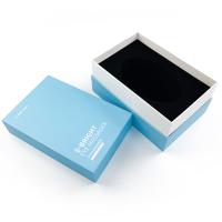 Caja de embalaje de productos Pantone de color personalizado Caja de regalo de cartón rígido con bandeja de tapas para el instrumento de masaje ocular