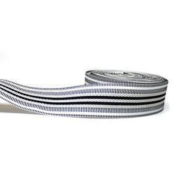 Intercolor Stripe Polyester Webbing 3.1cm Pp Webbing Tape For Trousers Waist Band