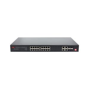 20-port Gigabit Easy Managed PoE Switch with 30W per Port Power Delivery