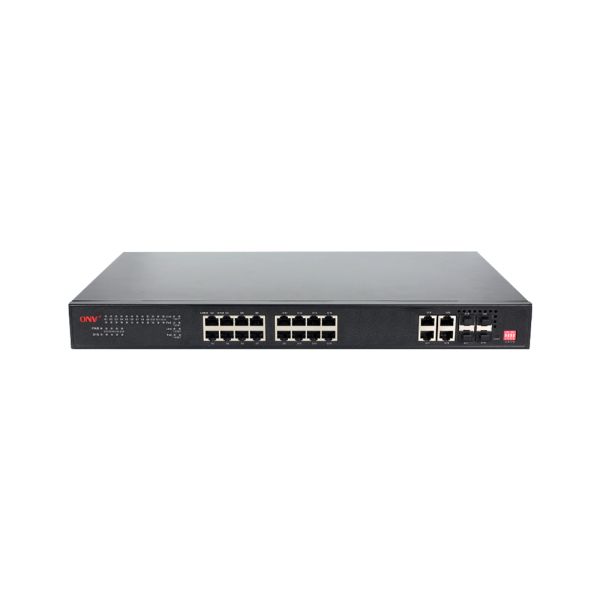20-port Gigabit Easy Managed PoE Switch with 30W per Port Power Delivery