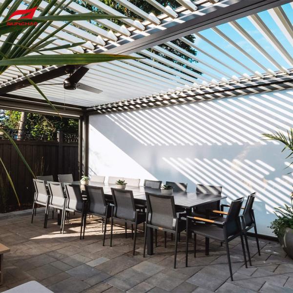Waterproof Windproof Motorized Aluminum Pergola Perfect Addition To Your Outdoor Space