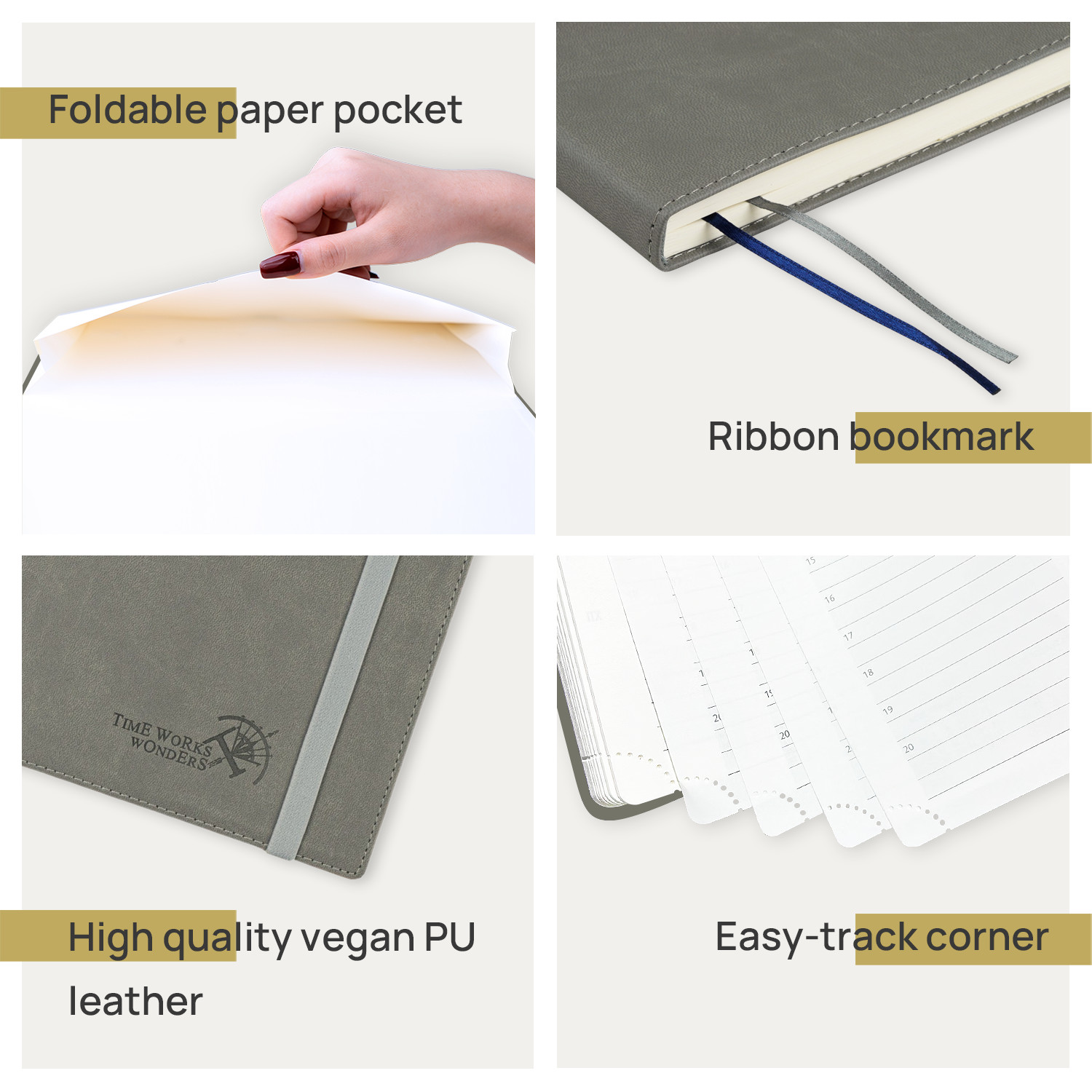 80GSM Eco Friendly Academic Diary 2023 2024 Еженедельный разворот на 2 страницах