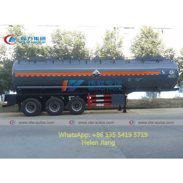 3 цапфа 18000 24000L разбавляет трейлер танка масляной серной кислоты Semi