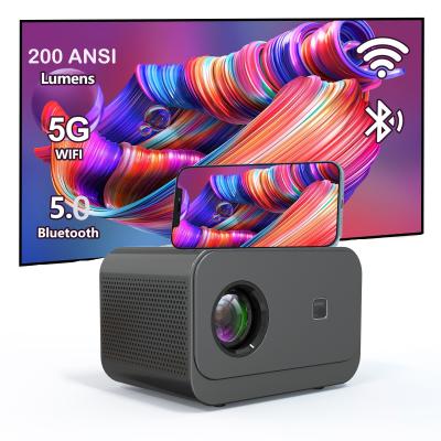 1024*600P Novo Produto Foco Elétrico LED+LCD HDMI Projector Android 200 lumens