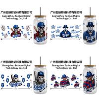 UVDTF emballage personnalisé UV transfert autocollants 16oz manche de tasse 24oz autocollants DTF transfert étiquettes imperméables