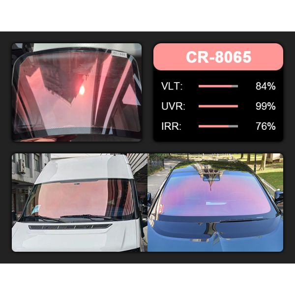 Декоративная солнечная пленка антиотблески Красный цвет CR-8065 Камалеон Автомобильное окно пленка Окраска радуга