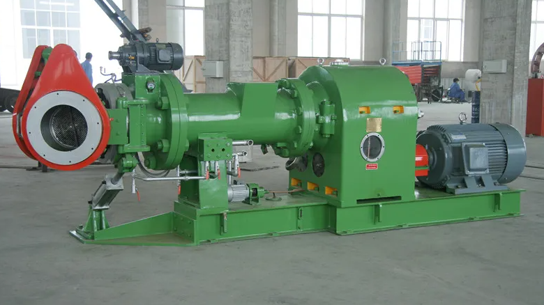 200mm Cold Feed Hot Feed Rubber Extruder 1 - 75 Rpm Rubber Sheet Extruder