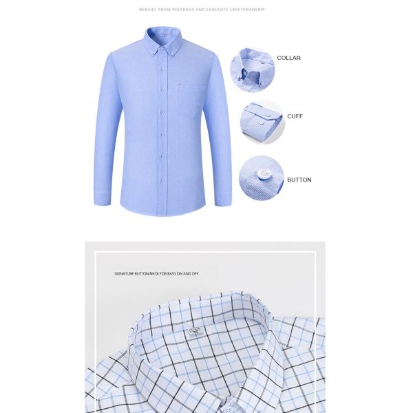 100% Оксфордская хлопчатовая летняя коллекция Проверьте рубашку и брюки для офиса