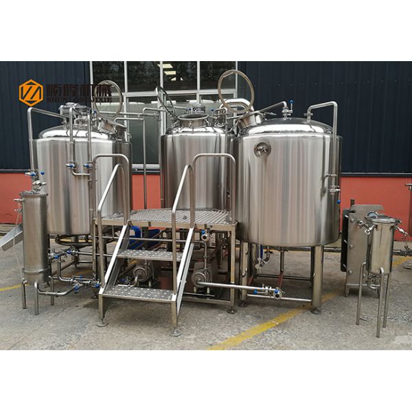 CE standerd Beer Brewing Kit , 100% Food Grade Stainless Steel 304 Brewing Equipment for brewery , restaurant , brewpub