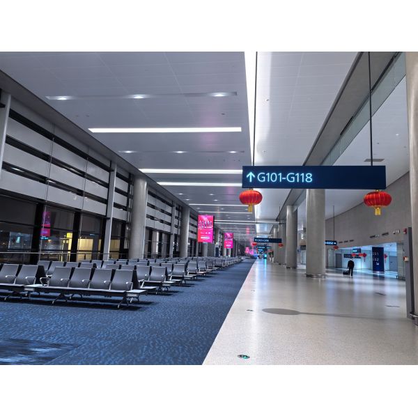 Sound Absorbing Aluminium Composite Metal Acoustical Ceiling Panels Powder Coating Micro Perforated