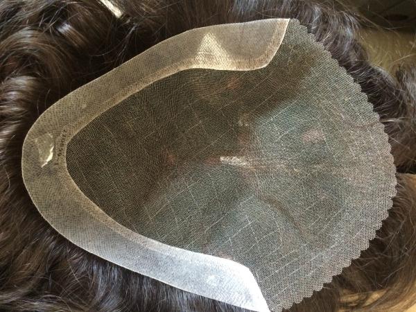 Perruques en cheveux naturels pour hommes personnalisables - Perruque blonde pour hommes nouée à la main