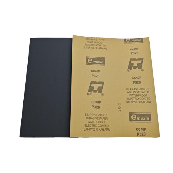 Wet Dry 230*280mm Black Silicon Carbide Sandpaper sheet for Hand Sanding