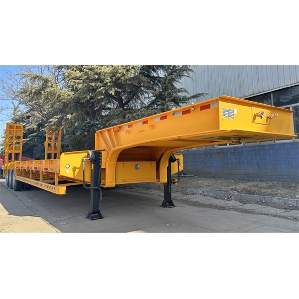 3 оси 80 тонн низкополосной полуприцеп для продажи на Мадагаскаре