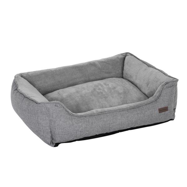 Brown Large Dog Cushion PGW12GG Model Number Cotton Filling With Removable Cover