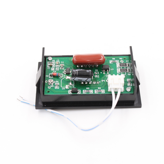 Mini Digital Voltage Meter Single Phase AC 80-500V DC Current Measurement Three-digit LED Display IP53 Rated 2-Year Warranty