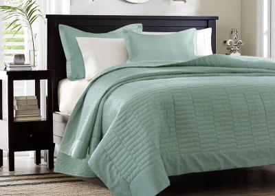 European Style Cotton Full Size Bed Quilt , Real Simple 3Pcs King Size Bed Quilts