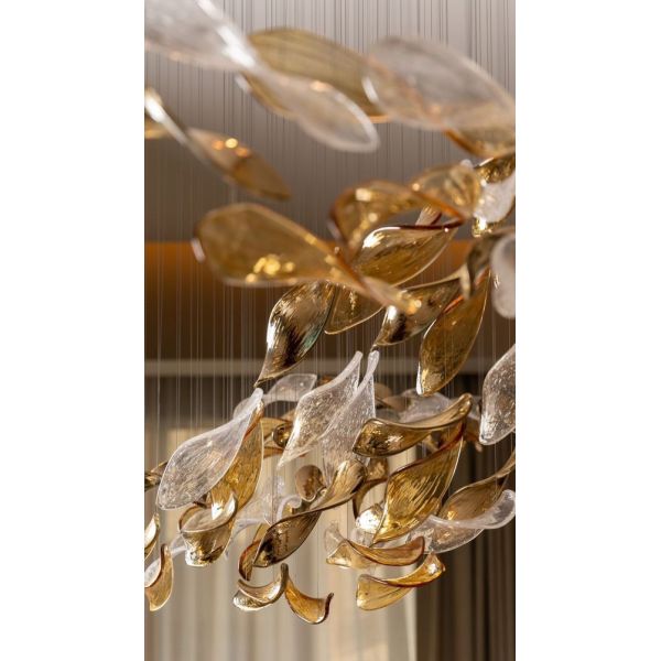 DALI Dimming Pendants Elegant Acrylic Design Ceiling Lighting For Modern Hotel
