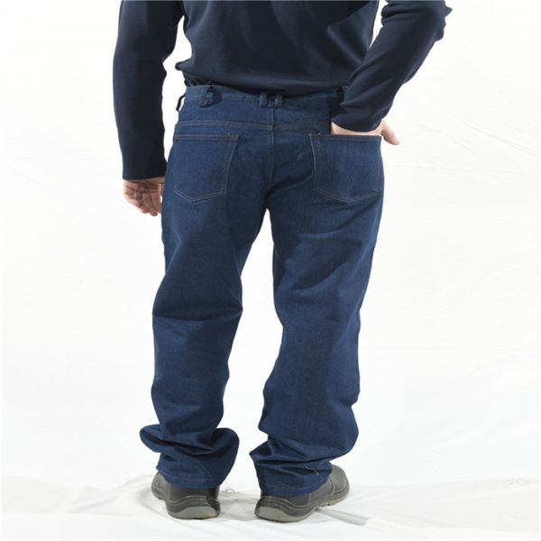 пожаробезопасные джинсы работы джинсовой ткани простирания Dura хлопка FR брюк 11.5oz