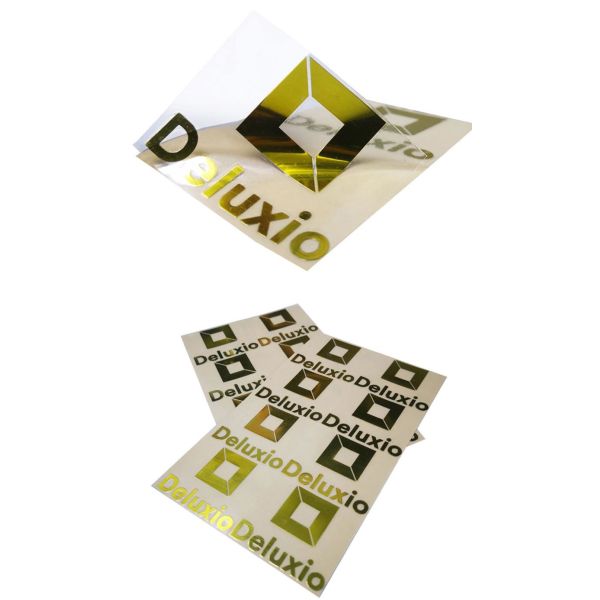 Custom Transparent Logo Trademark PVC Label Sticker High Grade Metal Separation