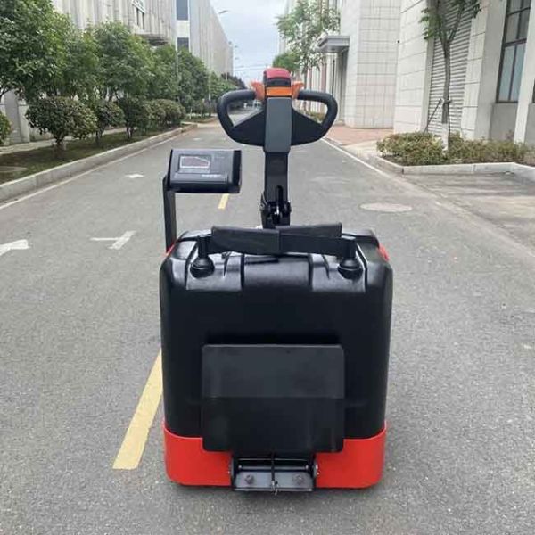 Red 3000kgs Electric Pallet Jack Stacker 3T Powered Pallet Truck