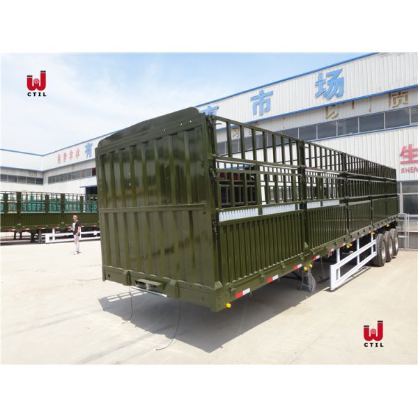 Tri цапфы перевозят Semi трейлеры на грузовиках поголовья лошади трейлеров 60t
