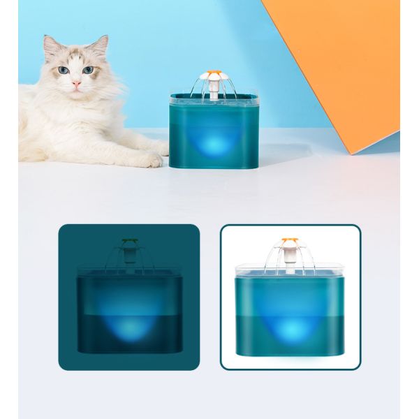 Pet Bowls Feeders Drinker Automatic Cat Water Dispenser Drinking Fountain Length cable