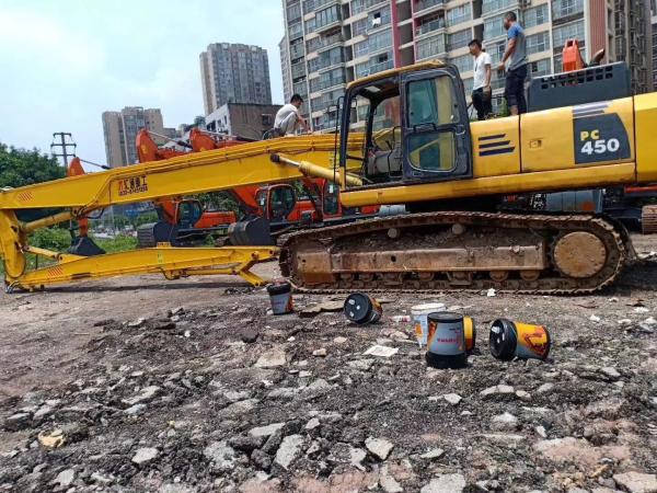 Demolição alta de Boom Arm Long da máquina escavadora do alcance para CAT350