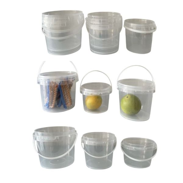 Cotton Candy Yogurt Sauce Bucket Snack Container with Easy Access and Secure Lid