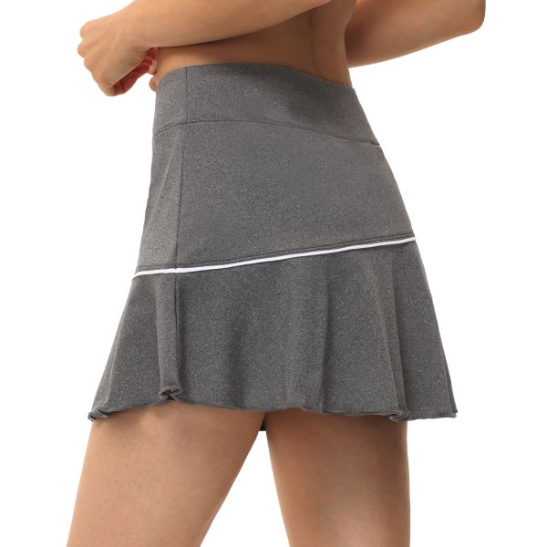 88% Polyester Women'S Athletic Skort Tennis Skirt With Pockets Shorts RGS