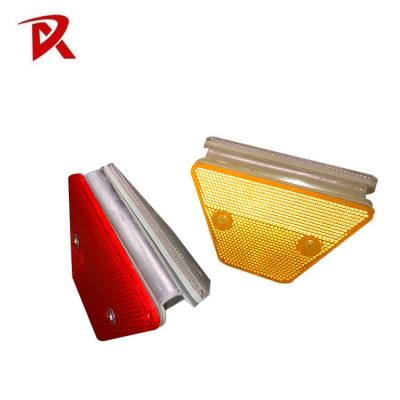Double Side Reflective Road Stud For Motorway Reflective Guardrail Delineator Highway Guardrail Reflector