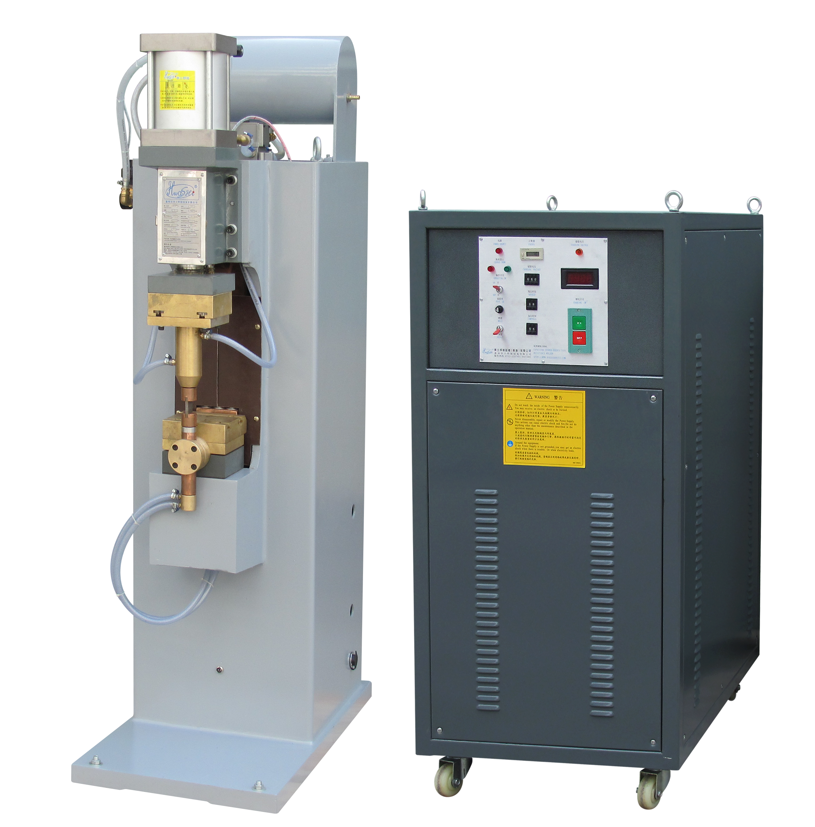Energy Saving Resistance Spot Welder Equipped with Digital Timer and Adjustable Electrode Force Providing Welding Performance