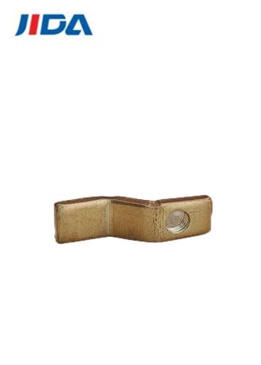 M3 Stamped Copper Plated Square Weld Nut Z Shaped