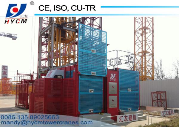 Electric Powered 4ton SC200/200 with Two Cages Construction Hoist for Sale