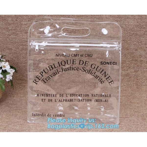 custom print clear pvc plastic waterproof document bag,Shining stars Transparent PVC File Folder Document Filing Bag Cos