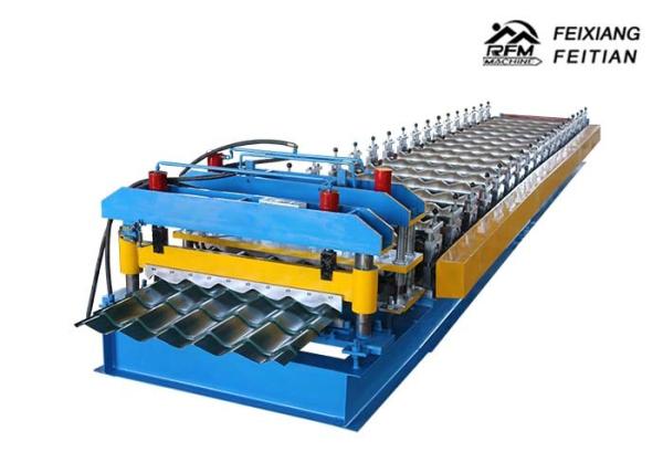 Roofing Corrugated Sheet Roll Forming Machine , FX1004 Wall Panel Roll Forming Machine