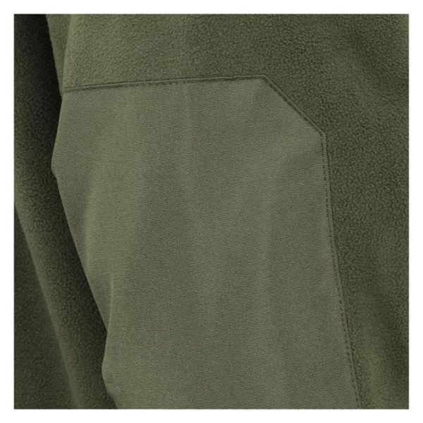 Double Zipper Military Fleece Tactical Jacket Breathable Sustainable