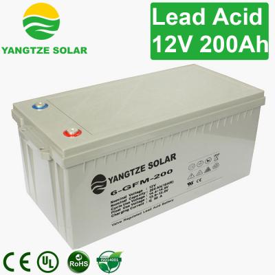 12V 200Ah Low Self-Discharge Absorptive Glass Mat Battery With Operating Temperature -20℃~60℃