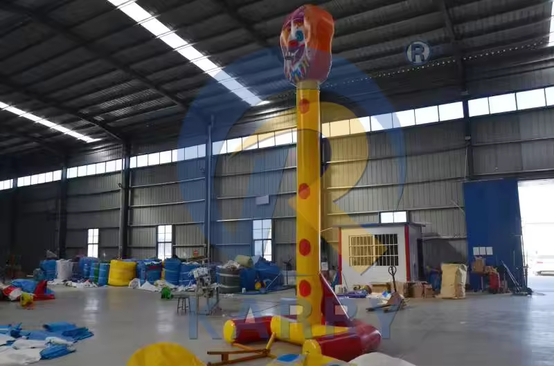 Outdoor Playground Customized Fly Guy Inflatable Air Dancer Costume Sky Dancing Man Tube