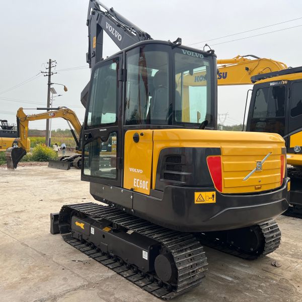 2024 Year Used Volvo 60 Excavators EC60C Original Second Hand Small Crawler 6ton