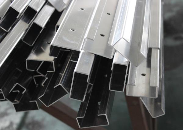 Profile Aluminum Wall Panels for Building Cladding , Concealed Aluminium Solid Panel